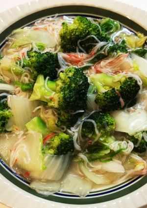 ☆ブロッコリーと白菜のカニカマあんかけ☆-レシピのメイン写真