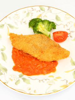 スズキフライ トマトソース【学校給食】-レシピのメイン写真
