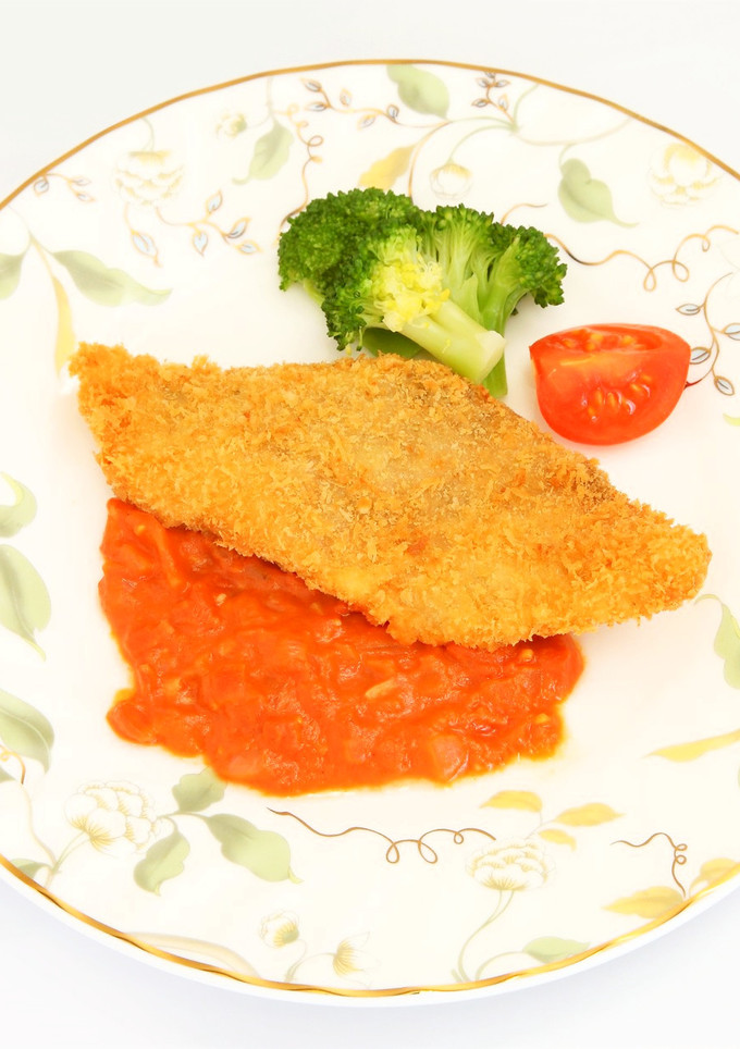 スズキフライ トマトソース【学校給食】-レシピのメイン写真