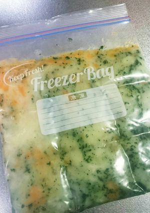 蒸して栄養満点＆大量。離乳食ストック。-レシピのメイン写真