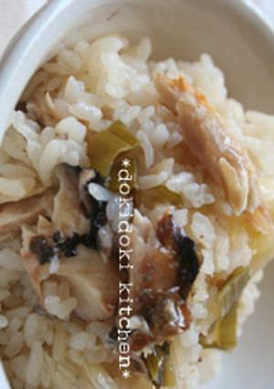 さんまと長ネギの炊き込みご飯-レシピのメイン写真