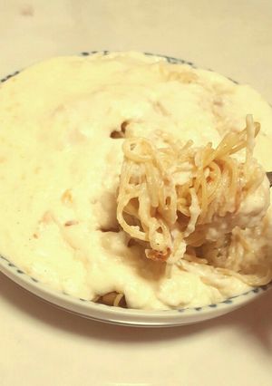 ホワイトソースパスタ♪-レシピのメイン写真