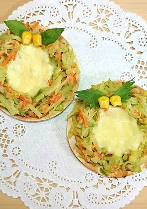 餃子の皮でパリパリ☆クリスマスリース-レシピのメイン写真
