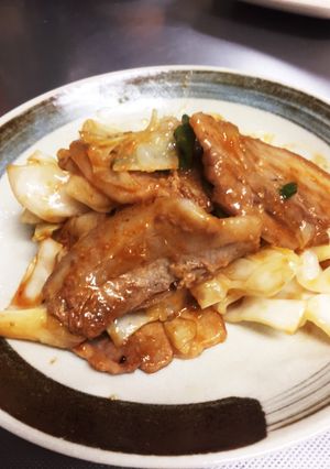 回鍋肉（豚バラ肉とキャベツの甘辛味噌炒め-レシピのメイン写真
