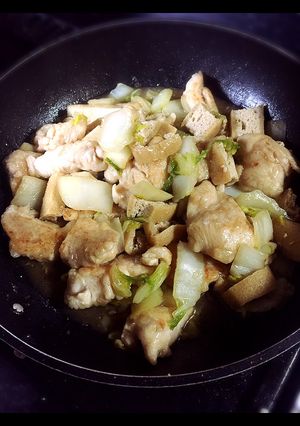 簡単節約ズボラ飯☆白菜と胸肉のトロトロ煮-レシピのメイン写真