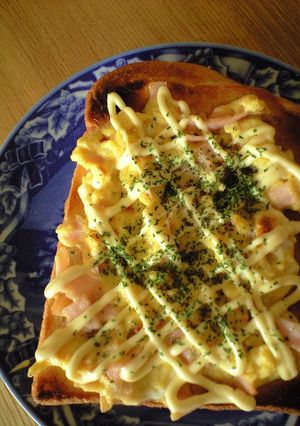 お手軽！スクランブルトースト-レシピのメイン写真