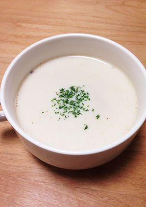 干ししいたけの豆乳スープ-レシピのメイン写真
