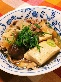 手抜きの肉豆腐!-レシピのメイン写真