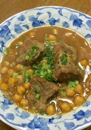 豚肩ロースとひよこ豆の味噌煮込み-レシピのメイン写真