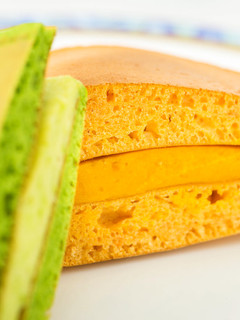 野菜たっぷりどら焼き(緑)-レシピのメイン写真