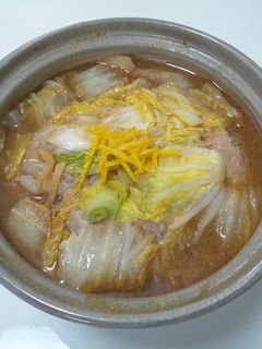 土鍋で作る豚肉と白菜の煮物-レシピのメイン写真