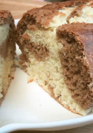 材料3つ*お豆腐マーブルパウンドケーキ*-レシピのメイン写真