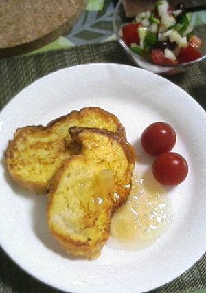 フランスパンｄｅ フレンチトースト-レシピのメイン写真