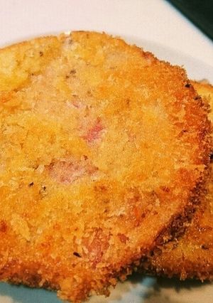 バッター液で簡単！さくさくハムカツ-レシピのメイン写真