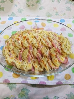 ハムじゃがマヨネーズ焼き-レシピのメイン写真