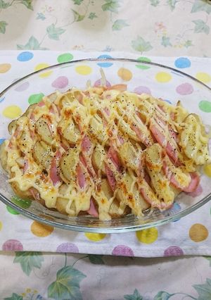 ハムじゃがマヨネーズ焼き-レシピのメイン写真