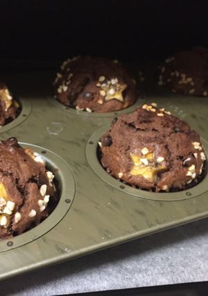 チョコとバナナのマフィン-レシピのメイン写真