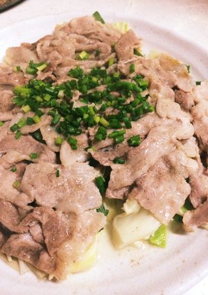レンジで簡単！さっぱり豚肉と野菜蒸し-レシピのメイン写真