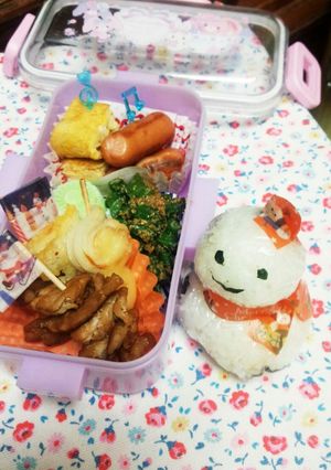 雪だるまお弁当☆-レシピのメイン写真