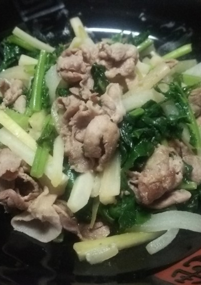 豚肉と大根の柚子胡椒炒め-レシピのメイン写真