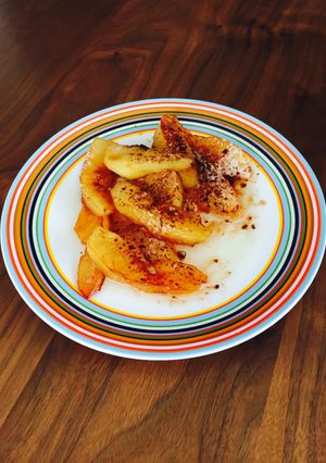 ★ココナッツオイル使用の焼きリンゴ★-レシピのメイン写真