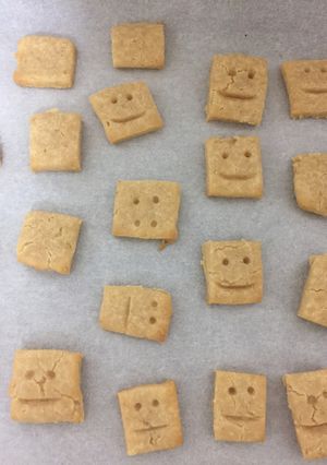 簡単すぎ！即席ざっくばらんな米粉クッキー-レシピのメイン写真