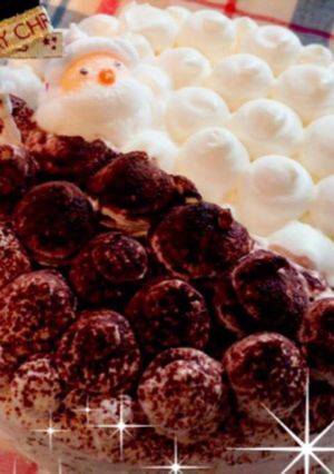 Xmasケーキ(生クリーム)-レシピのメイン写真