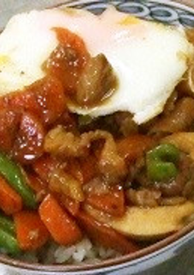 鶏とししとうのスタミナ丼-レシピのメイン写真