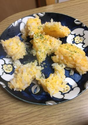 混ぜてチン★する手づかみ卵ごはん-レシピのメイン写真