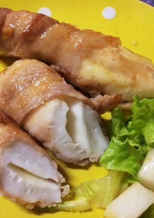 【豚バラぐるぐる巻き】はんぺんチーズ編-レシピのメイン写真