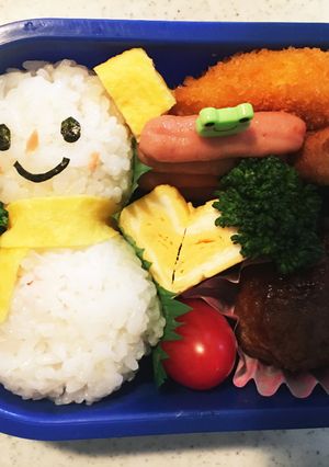 ☆キャラ弁☆雪だるま-レシピのメイン写真
