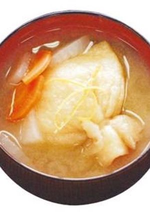 お餅消費！餅入り巾着おみそ汁-レシピのメイン写真
