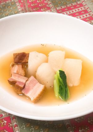 ごろっとカブとベーコンのごちそうスープ-レシピのメイン写真
