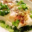 おつまみに☆いかの塩辛の豆腐グラタン