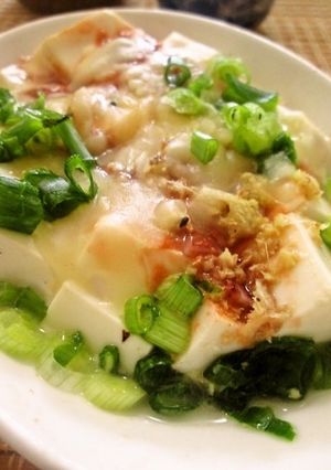おつまみに☆いかの塩辛の豆腐グラタン-レシピのメイン写真