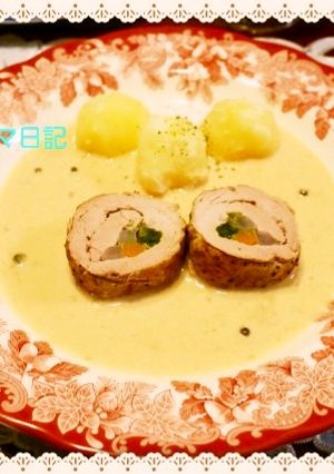 豚ヒレロールのペパーソース仕立て-レシピのメイン写真