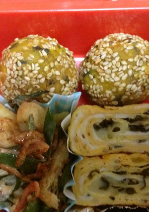 かぼちゃのゴマ団子-レシピのメイン写真