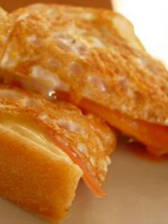 フライパンでハムチーズエッグトースト-レシピのメイン写真