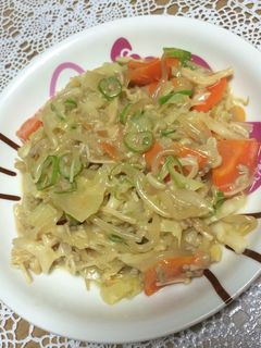 ご飯がすすむ♪長崎ちゃんぽん風野菜炒め-レシピのメイン写真