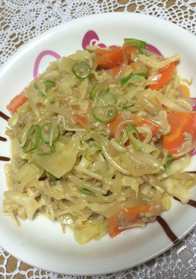 ご飯がすすむ♪長崎ちゃんぽん風野菜炒め-レシピのメイン写真