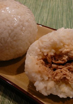 照り焼き風チキンとマヨのおにぎり～♪-レシピのメイン写真