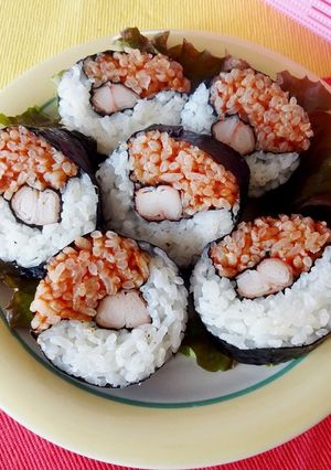 ゲットだぜ海苔巻き（恵方巻き）-レシピのメイン写真