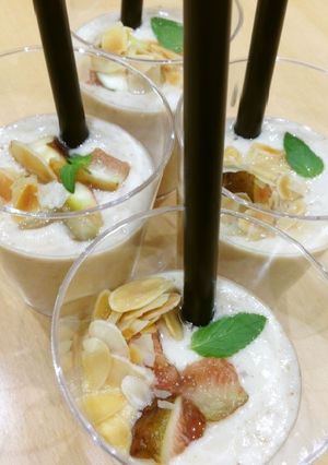 美肌！いちじくのヨーグルトスムージー-レシピのメイン写真