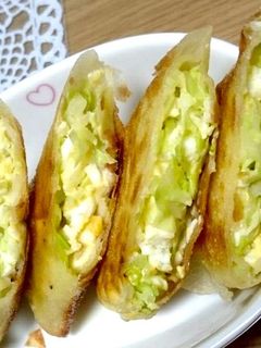 お弁当にも♡キャベツとゆで卵の春巻き-レシピのメイン写真