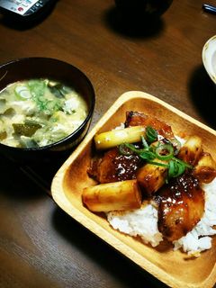 白ネギと豚バラ丼-レシピのメイン写真