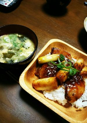 白ネギと豚バラ丼-レシピのメイン写真