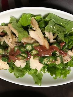 鶏胸肉の蒸しサラダ-レシピのメイン写真