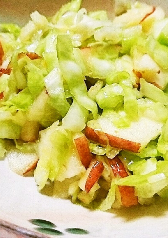 キャベツとりんごのゆず胡椒サラダ-レシピのメイン写真