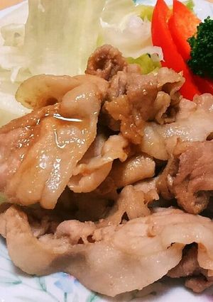 時短☆材料3つで、なんちゃって生姜焼き☆-レシピのメイン写真