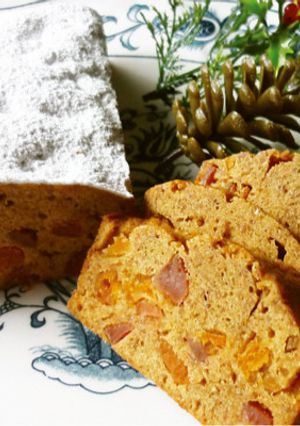 あんずと苺のシュトレン風パウンドケーキ-レシピのメイン写真
